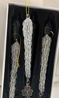 SHAMROCK ICICLE ORNAMENT - SET OF 3